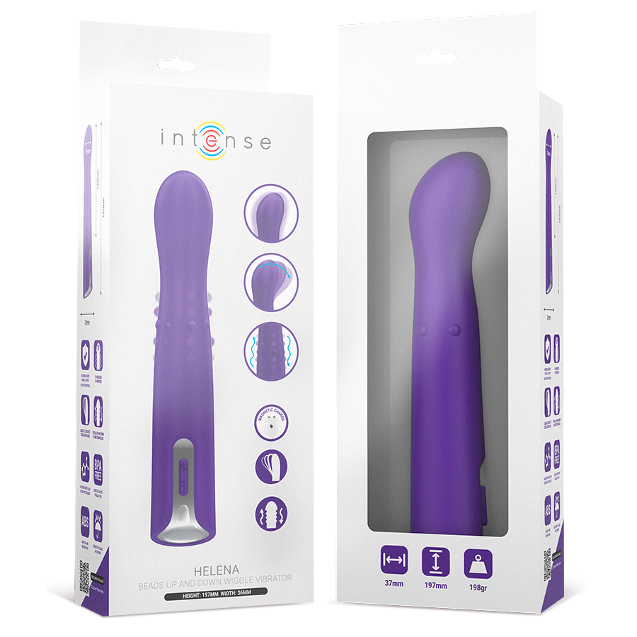 INTENSE - HELENA BEADS UP & DOWN WIGGLE VIBRATOR 13.5 CM