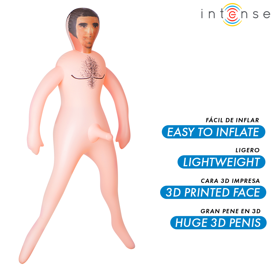 INTENSE DOLLS - ANTHONY INFLATABLE DOLL WITH 3D PENIS