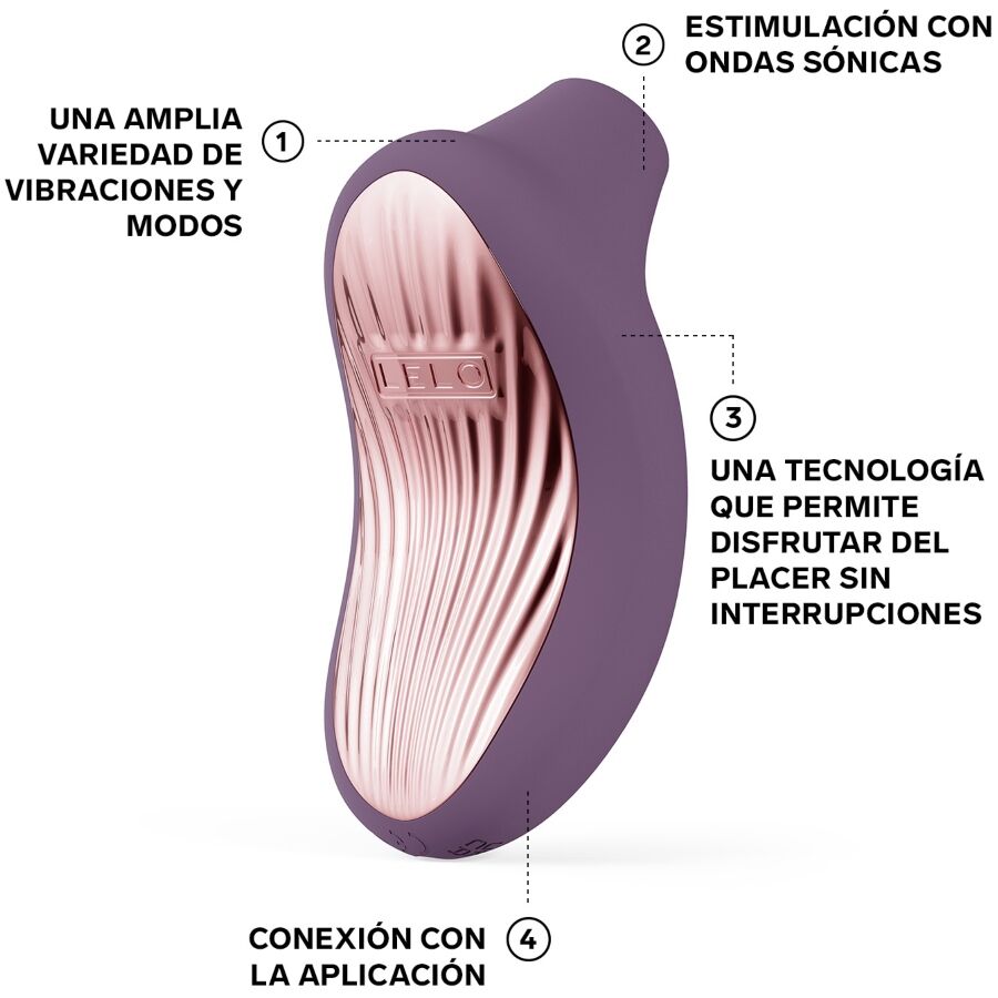 LELO - SONA 3 CRUISE SONIC CLITORAL MASSAGER PLUM