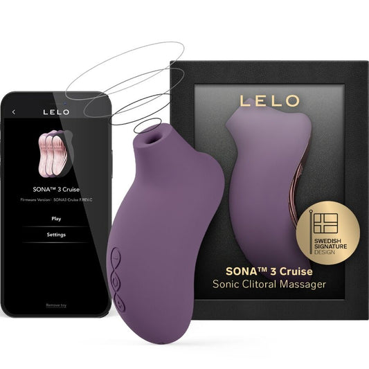 LELO - SONA 3 CRUISE SONIC MASAŻ Łechtaczki ŚLIWKA