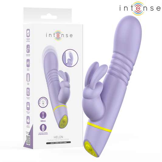 INTENSE - STYMULATOR KRÓLIKA HELEN I WIBRATOR POPĘDZAJĄCY