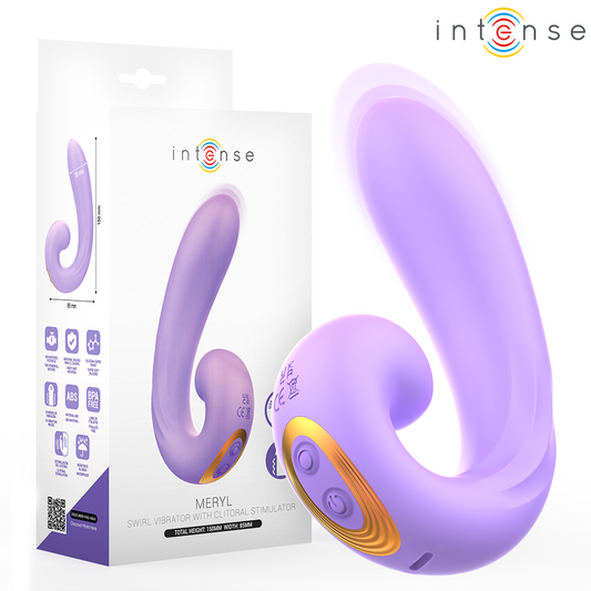 INTENSE - PODWÓJNY STYMULATOR WIBRACJI ŁECHTACZKI MERYL