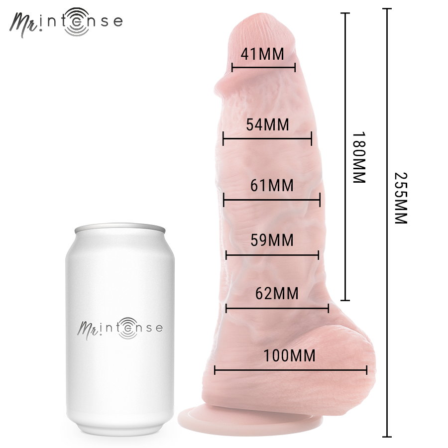 MR INTENSE - BIG PENIS SPENCER SILICONE DILDO 25.5 CM -Ø- 6.2 CM