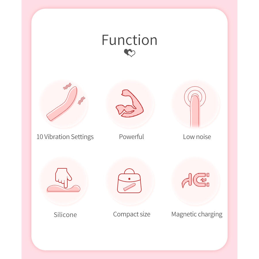 PRETTY LOVE - KISELL G-SPOT PINK VIBRATOR