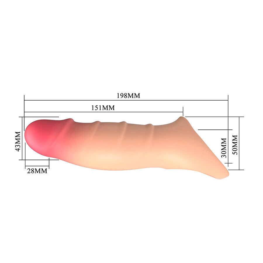 PRETTY LOVE - DARNELL REALISTIC EFFECT PENIS COVER