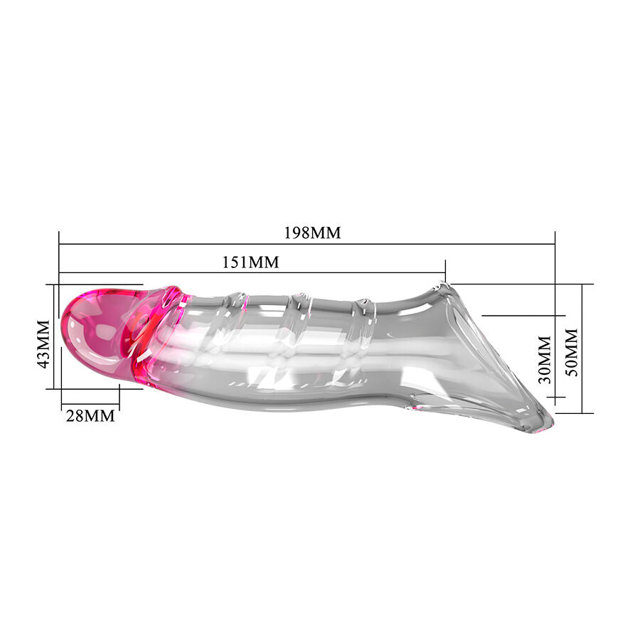 PRETTY LOVE - DARNELL TRANSPARENT EFFECT PENIS COVER