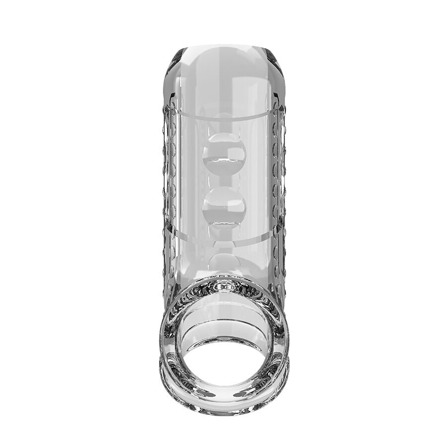 PRETTY LOVE - TRANSPARENT TEXTURED PENIS SHEATH