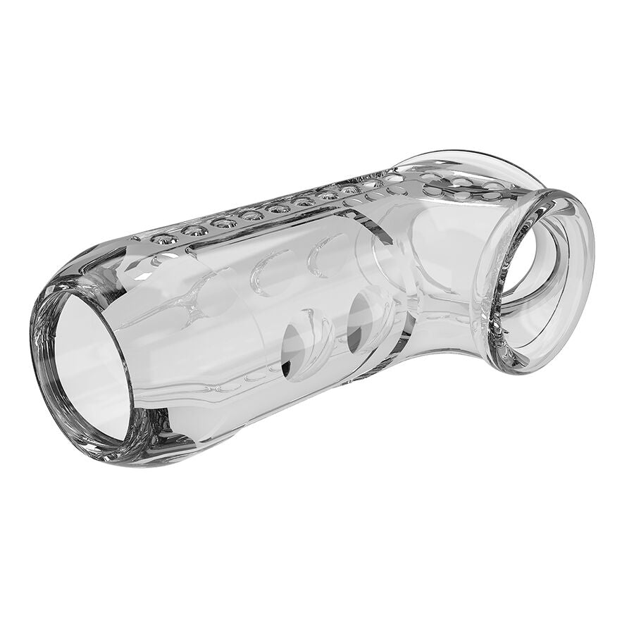 PRETTY LOVE - TRANSPARENT TEXTURED PENIS SHEATH