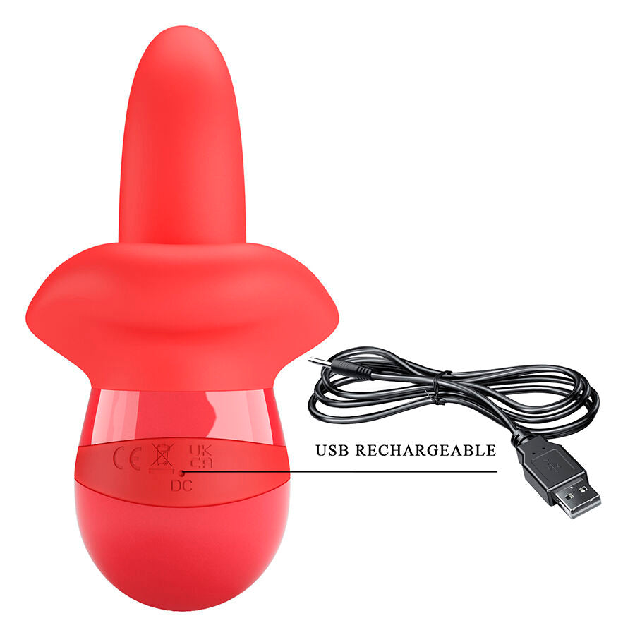 PRETTY LOVE - OBELIA MASTURBATOR TONGUE VIBRATOR WITH ORBITAL MOTION
