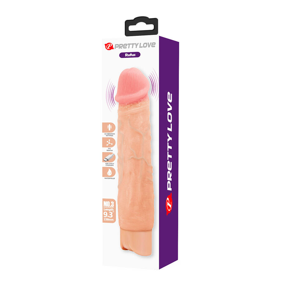 PRETTY LOVE - RUFUS FLEXIBLE REALISTIC VIBRATOR