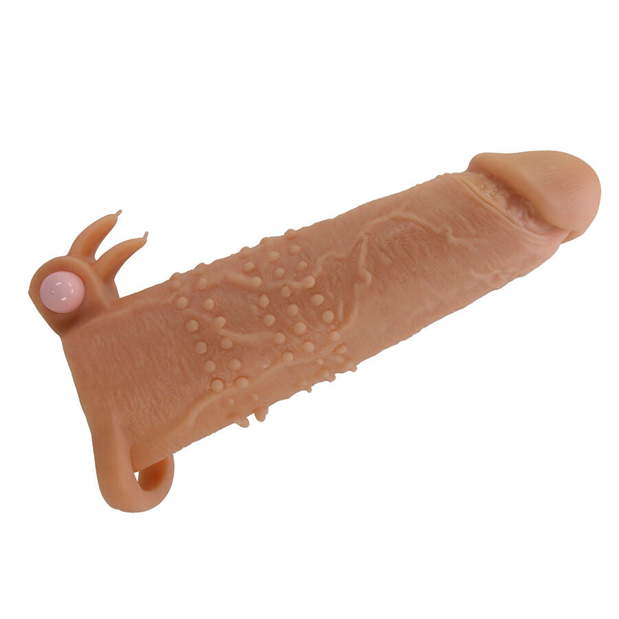 PRETTY LOVE - QUILLON PENIS SLEEVE WITH CLITORAL STIMULATOR AND VIBRATION