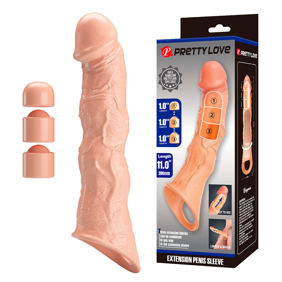 PRETTY LOVE - RAGNAR EXTENDER COVER WITH ADJUSTABLE EXTENDERS