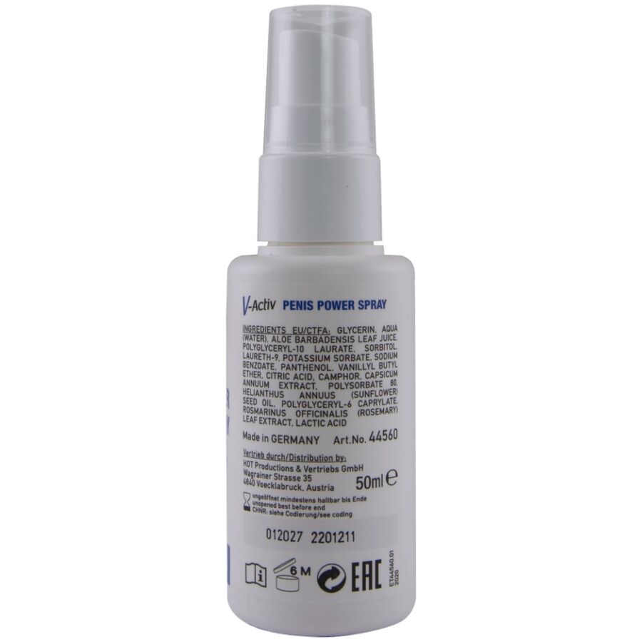 HOT - V-ACTIV PENIS POWER SPRAY FOR MEN 50 ML