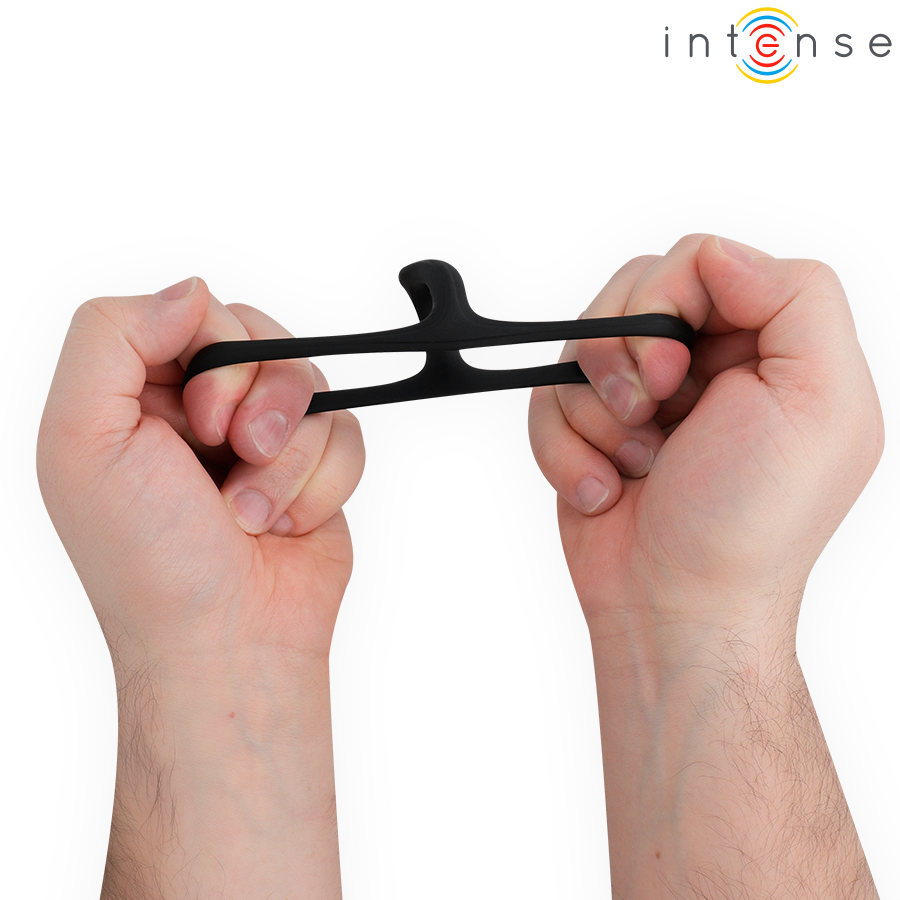INTENSE - ALFIE ADJUSTABLE TRIPLE PENIS RING MODEL 6
