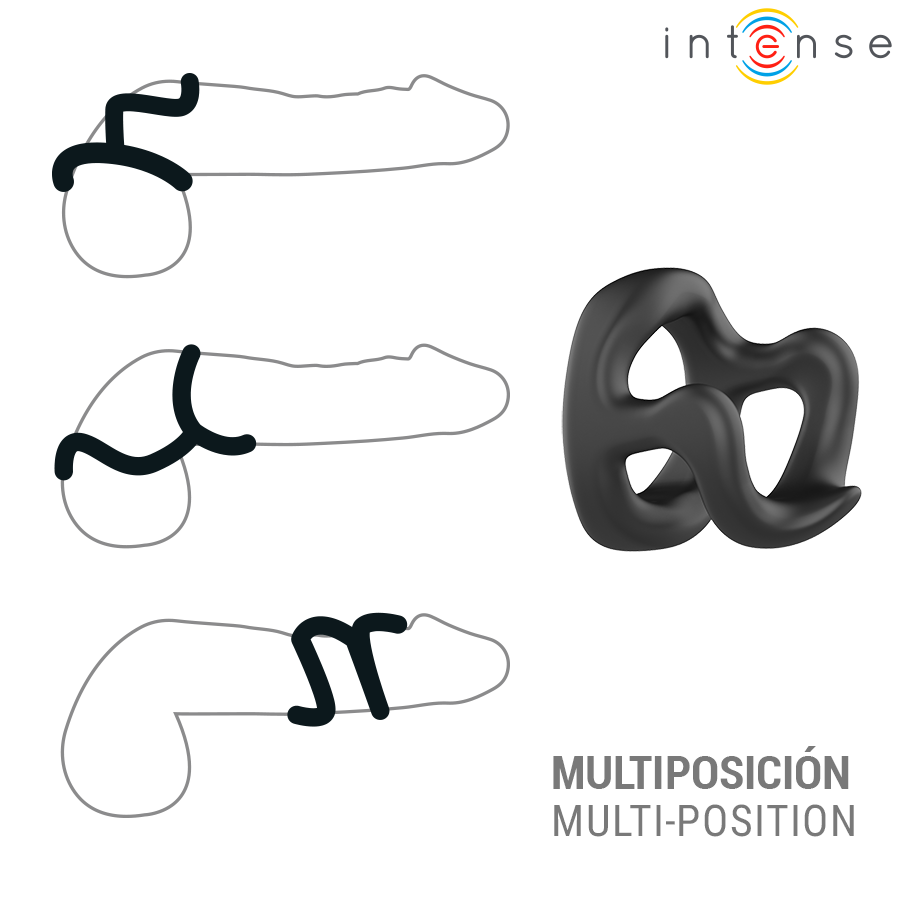 INTENSE - CHARLES ADJUSTABLE PENIS RING MODEL 11