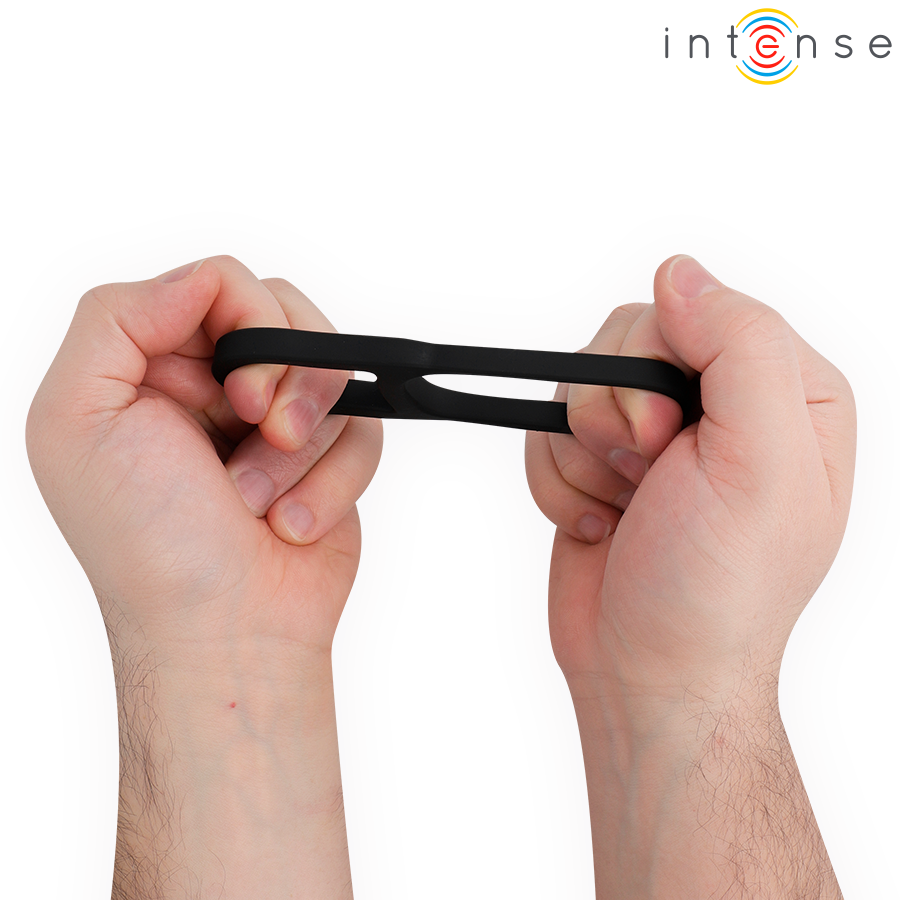 INTENSE - CONLETH ADJUSTABLE DOUBLE PENIS RING MODEL 3