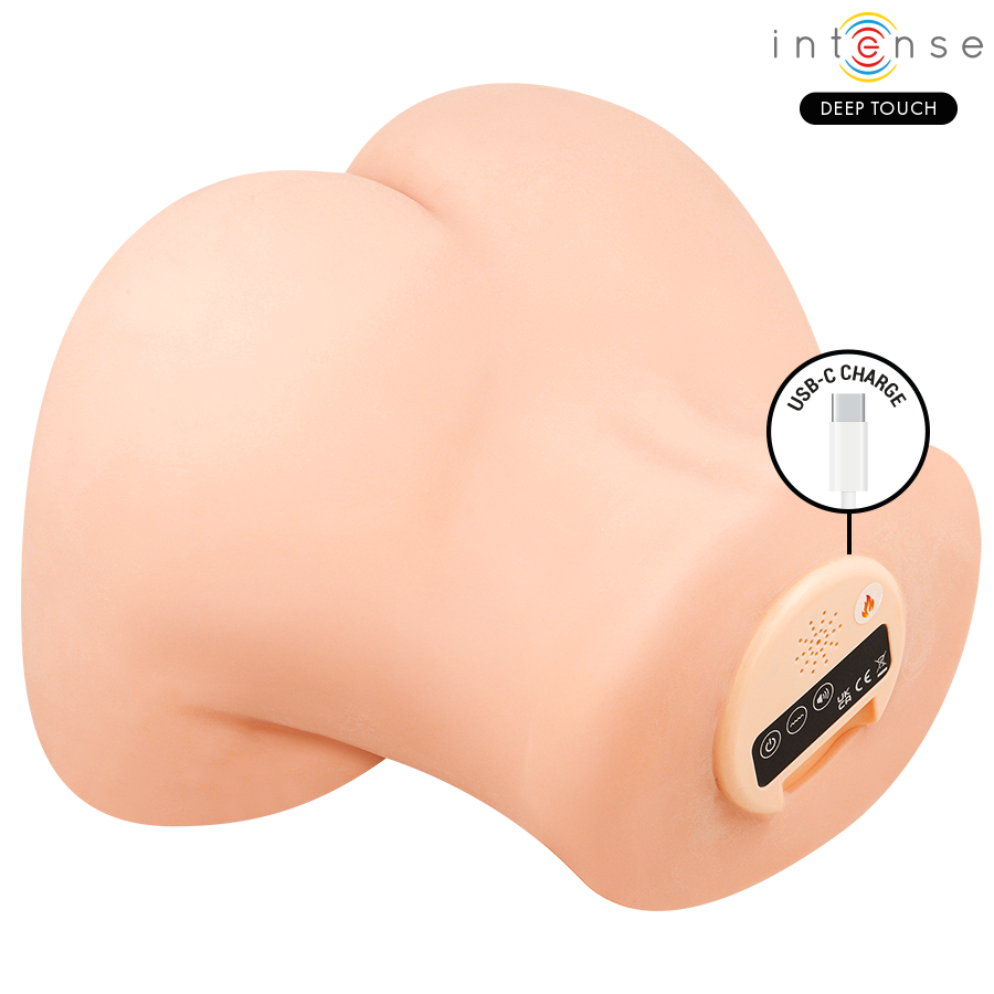 INTENSE DEEP TOUCH - GINGER VAGINAL MASTURBATOR WITH SUCTION, HEAT, VIBRATION AND VOICE EFFECTS WITH REMOTE CONTROL 5.3 KG