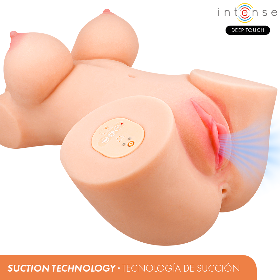 INTENSE DEEP TOUCH - VERO TORSO VAGINA WITH SUCTION, HEAT, VIBRATION AND VOICE EFFECTS L 5.5 KG