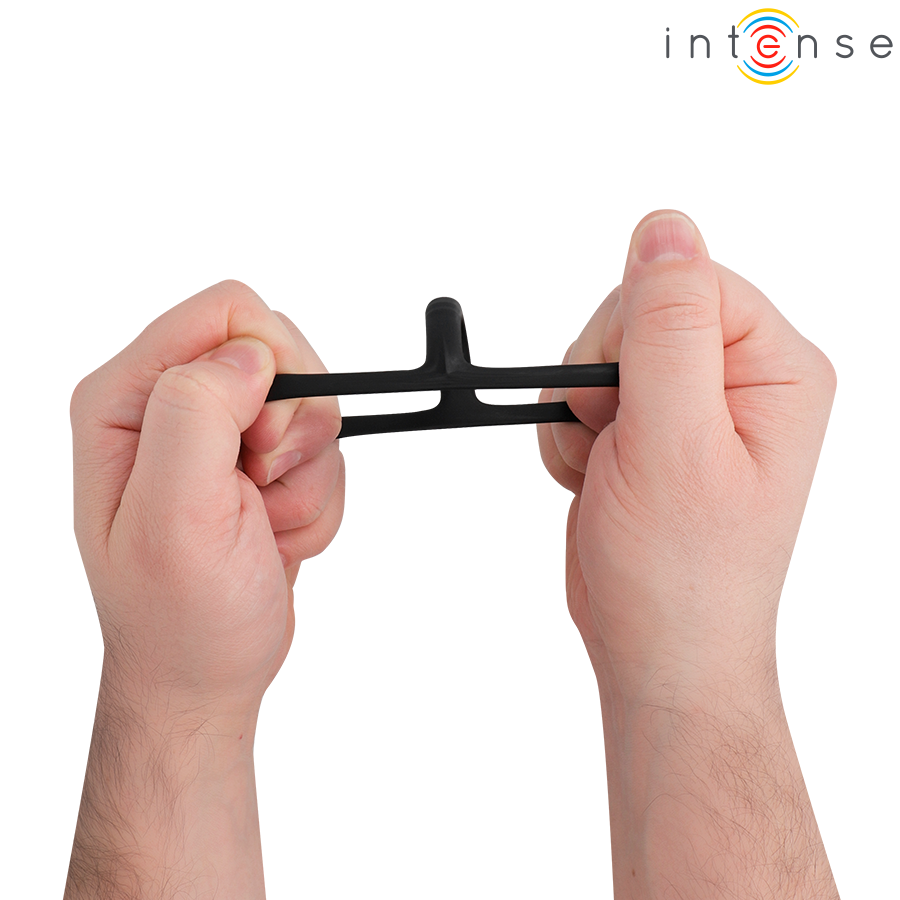 INTENSE - JOHN ADJUSTABLE TRIPLE PENIS RING MODEL 4