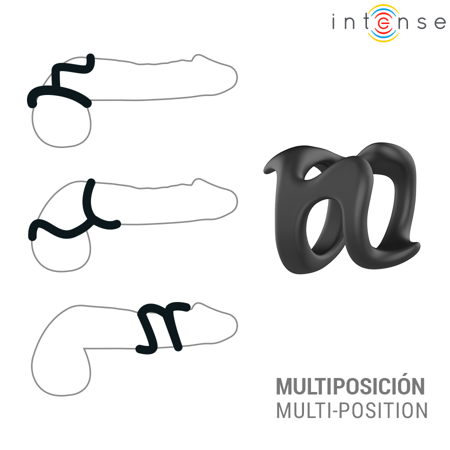 INTENSE - NIKOLAJ ADJUSTABLE PENIS RING MODEL 8