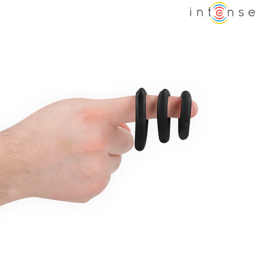 INTENSE - PETER SET OF 3 PENIS RINGS MODEL 9