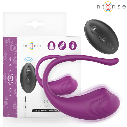 INTENSE - OLIVIA PURPLE WIBRACYJNE JAJKO Z PILOTEM