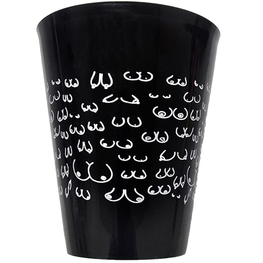 DIABLO PICANTE - BLACK CUP 500 ML WITH WHITE BOOBS