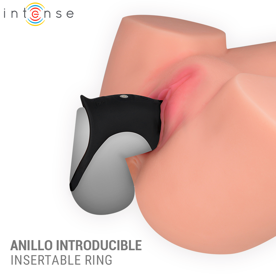 INTENSE - JEROME ADJUSTABLE VIBRATING PENIS RING MODEL 12