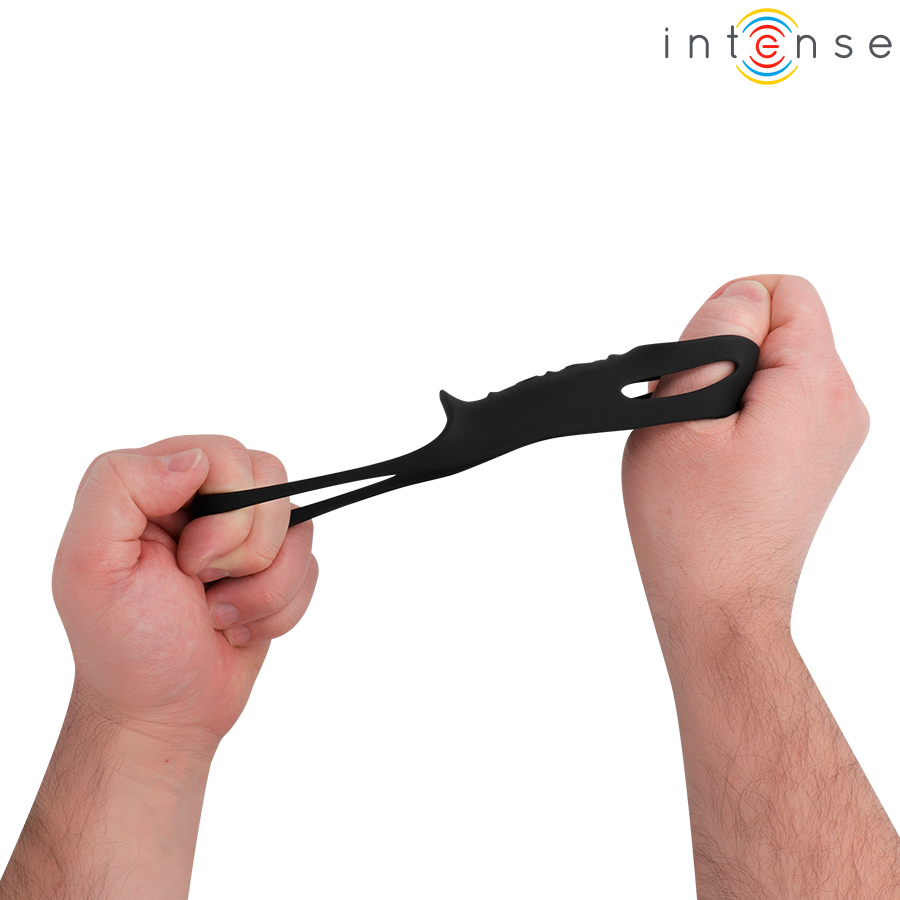 INTENSE - JEROME ADJUSTABLE VIBRATING PENIS RING MODEL 12