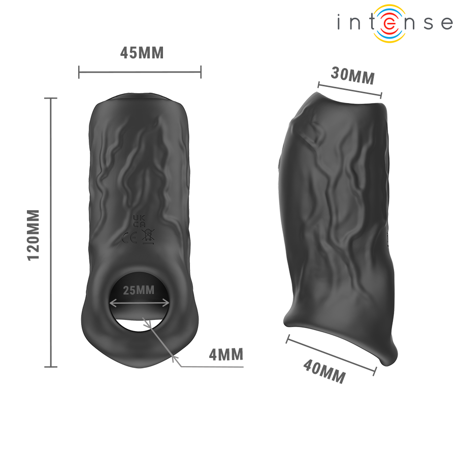INTENSE - SEAN VIBRATING ADJUSTABLE PENIS RING MODEL 13