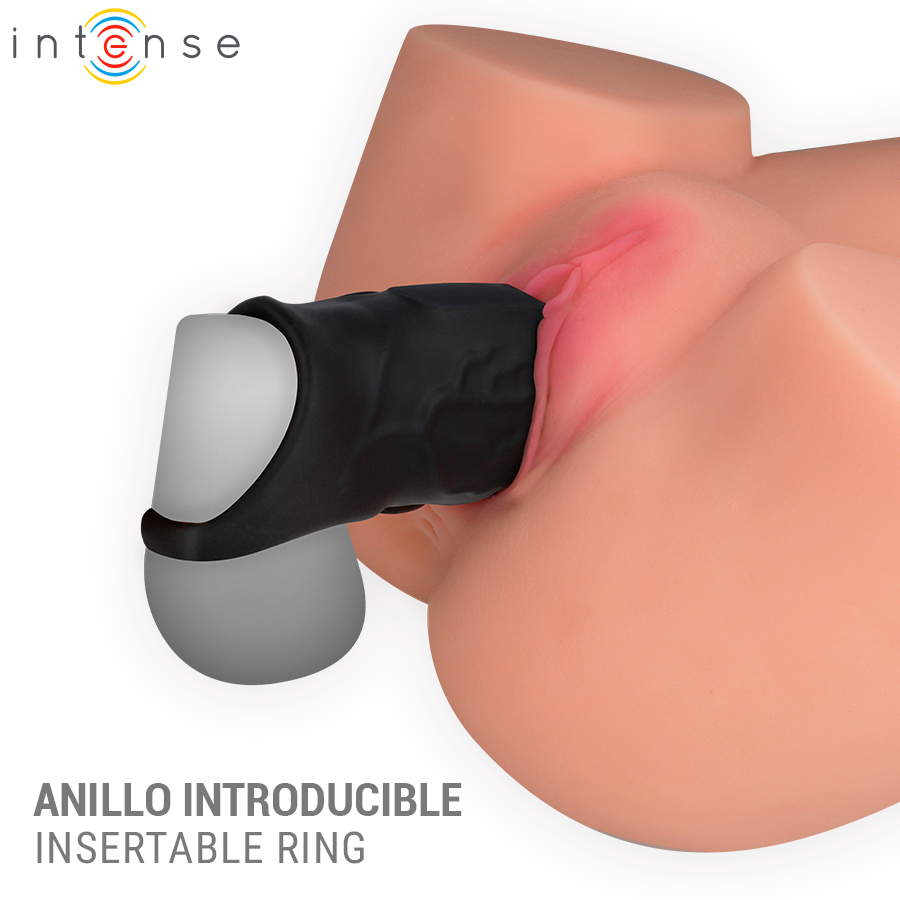 INTENSE - SEAN VIBRATING ADJUSTABLE PENIS RING MODEL 13