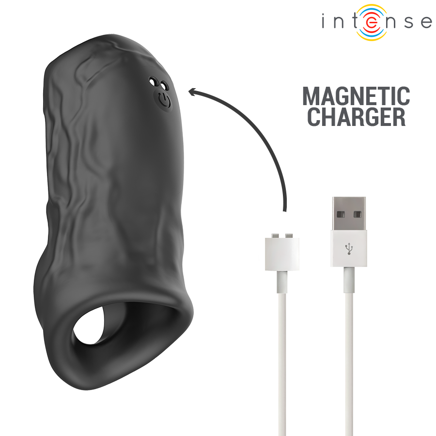 INTENSE - SEAN VIBRATING ADJUSTABLE PENIS RING MODEL 13