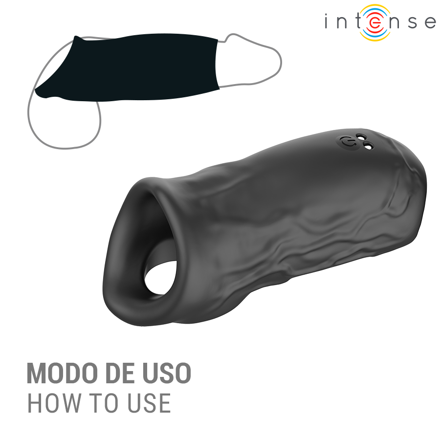 INTENSE - SEAN VIBRATING ADJUSTABLE PENIS RING MODEL 13