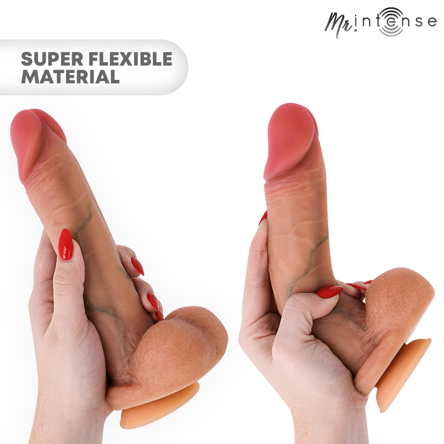MR INTENSE - GARY L ULTRA-REALISTIC SILICONE COCK WITH TESTICLES 23 CM - Ø- 4.7 CM