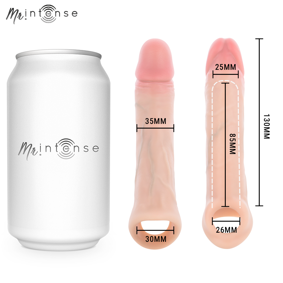 MR INTENSE - SIMON S SILICONE PENIS COVER 13 CM -Ø- 4 CM