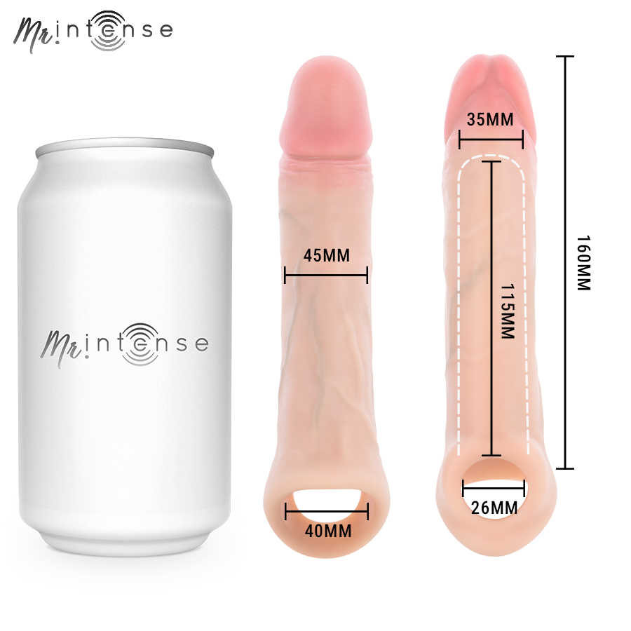 MR INTENSE - SIMON L SILICONE PENIS COVER 16 CM -Ø- 4.5 CM