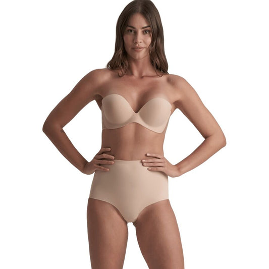 BYE-BRA - DIVA BRA SAMOPRZYLEPNY BIUSTONOSZ BEŻOWY MISECZKA C