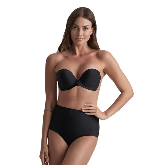 BYE-BRA - DIVA BRA SAMOPRZYLEPNY BIUSTONOSZ CZARNY MISECZKA D