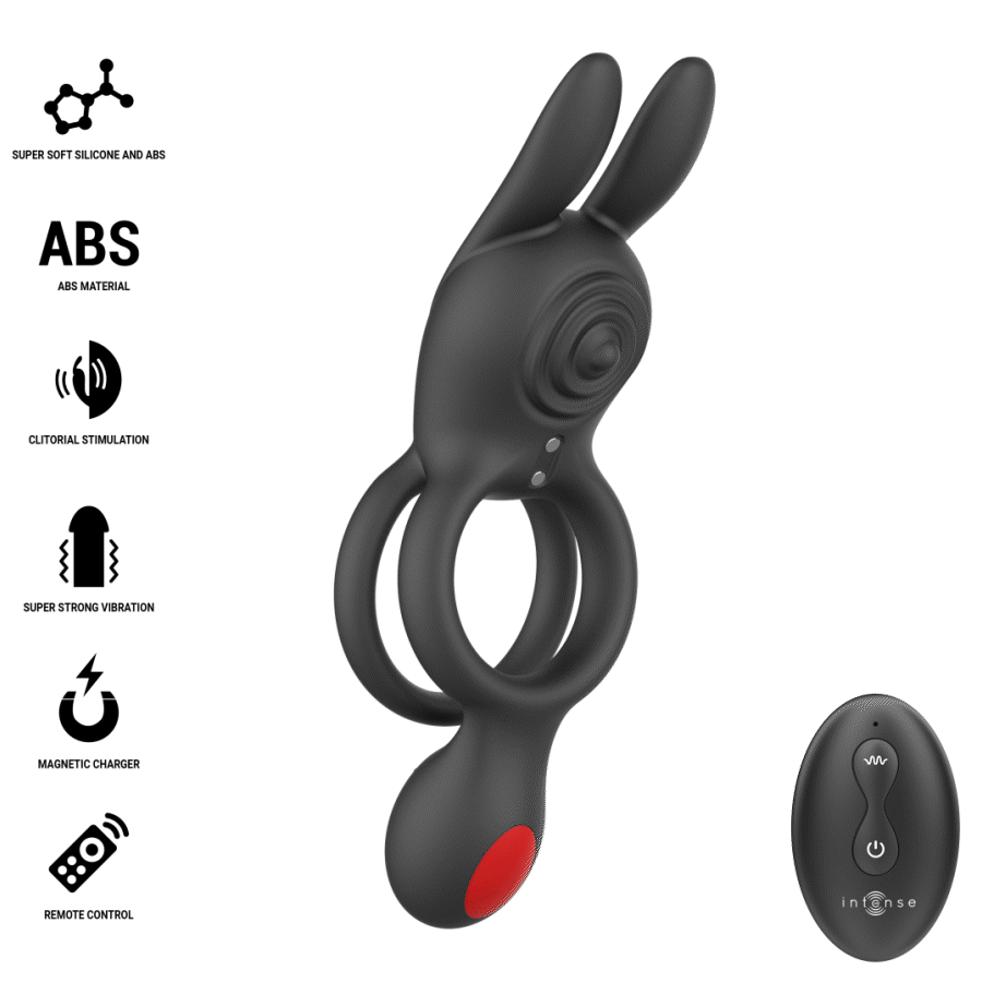 INTENSE - QUINN DOUBLE VIBRATION RING REMOTE CONTROL