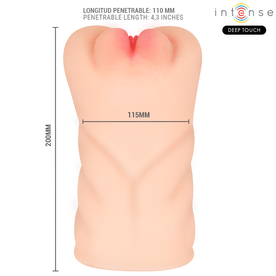 INTENSE DEEP TOUCH - KRISTA VAGINAL MASTURBATOR WITH SUCTION, VIBRATION AND VOICE EFFECT 1.2 KG