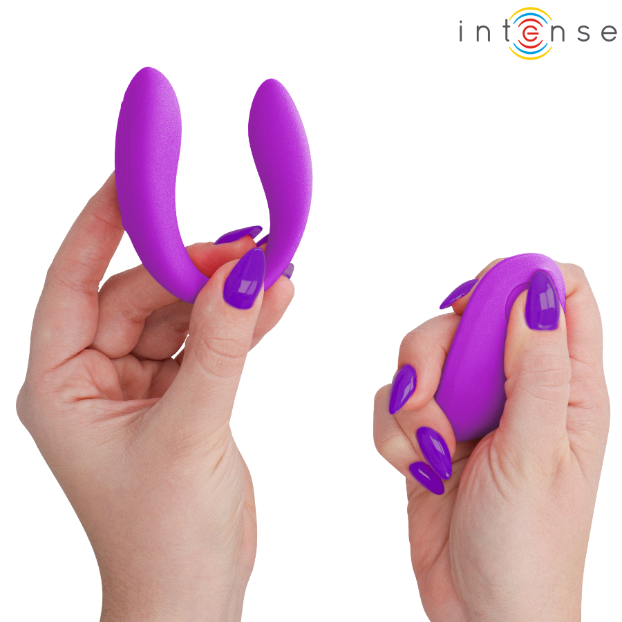 INTENSE - NORA VIBRATING CLAMP STIMULATOR PURPLE