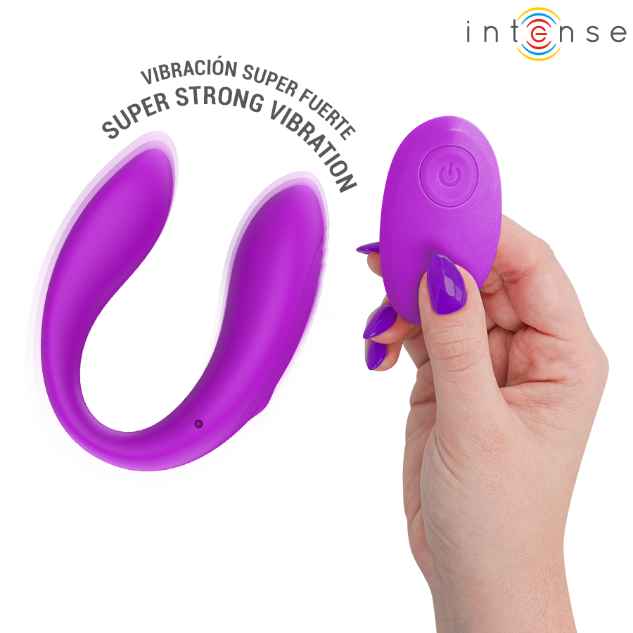 INTENSE - NORA VIBRATING CLAMP STIMULATOR PURPLE