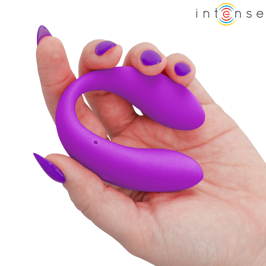 INTENSE - NORA VIBRATING CLAMP STIMULATOR PURPLE