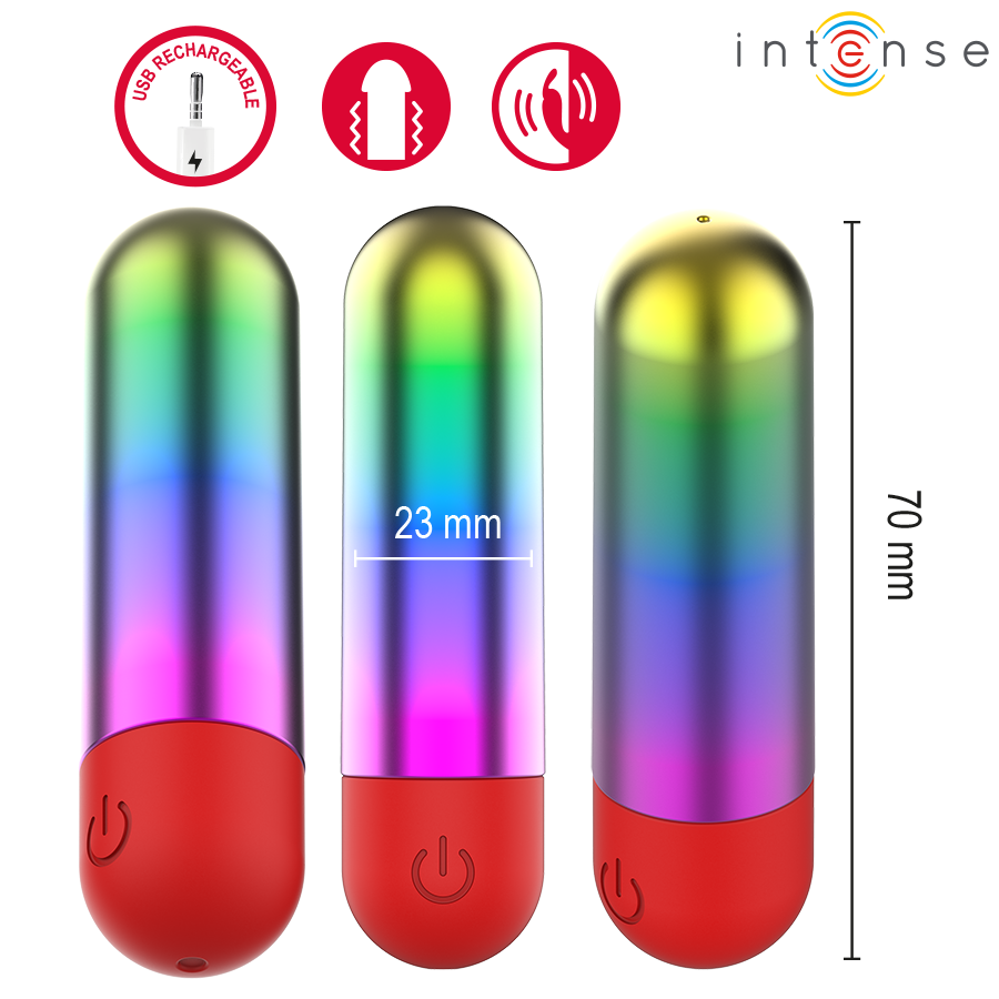 INTENSE - DEBBIE RAINBOW CLITORIS VIBRATING BULLET