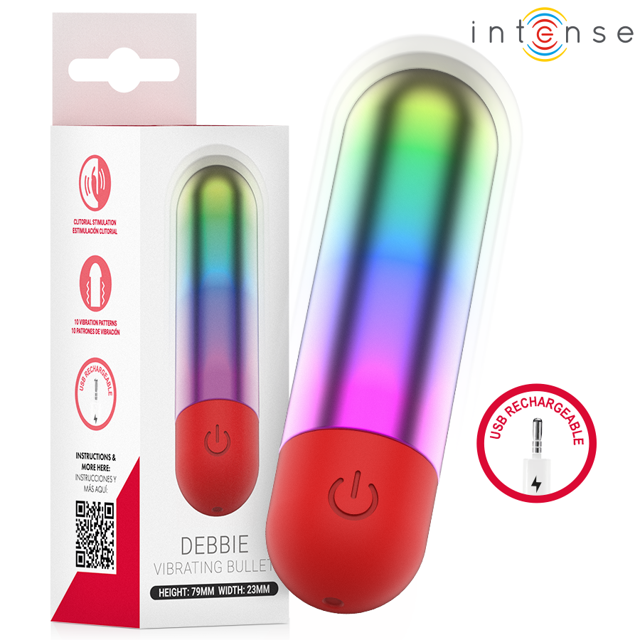 INTENSE - DEBBIE RAINBOW CLITORIS VIBRATING BULLET