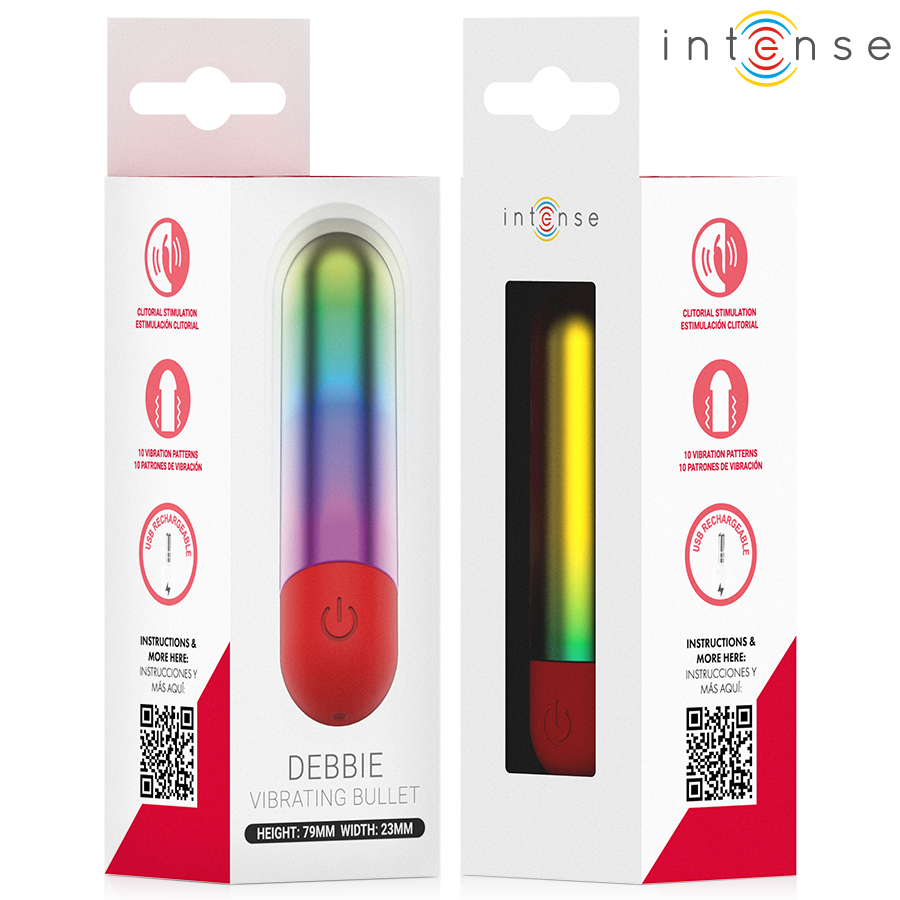 INTENSE - DEBBIE RAINBOW CLITORIS VIBRATING BULLET