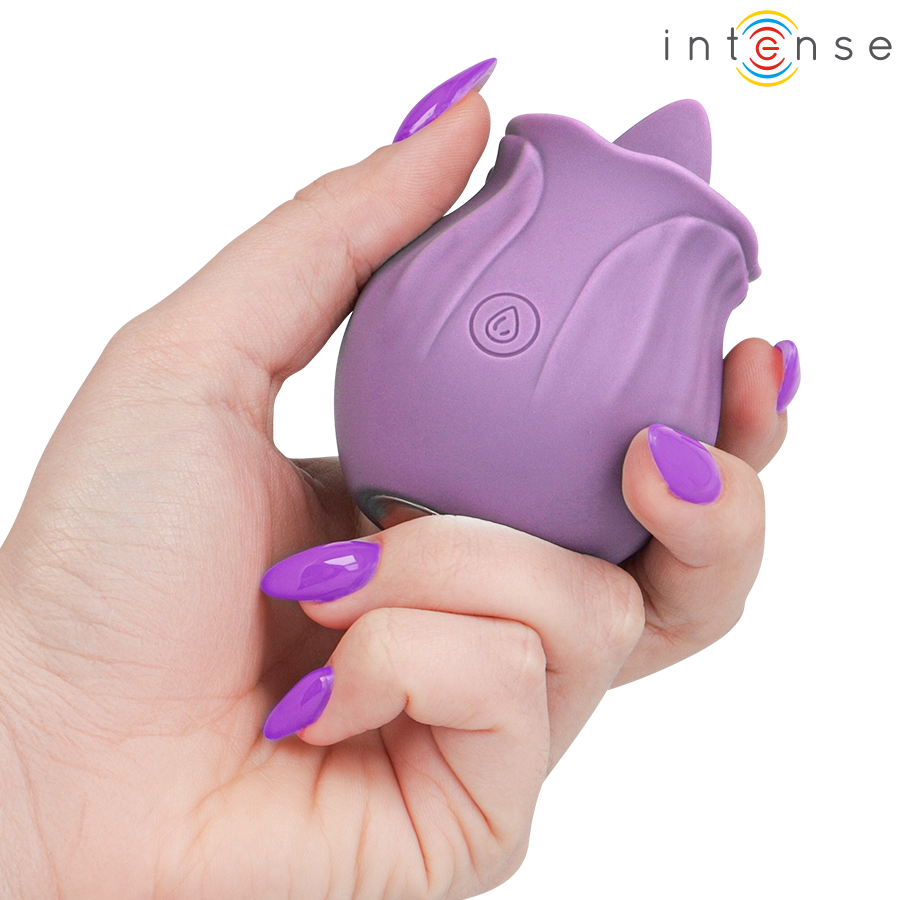 INTENSE - AZALEA FLOWER CLIT STIMULATING 10 VIBRATIONS PURPLE