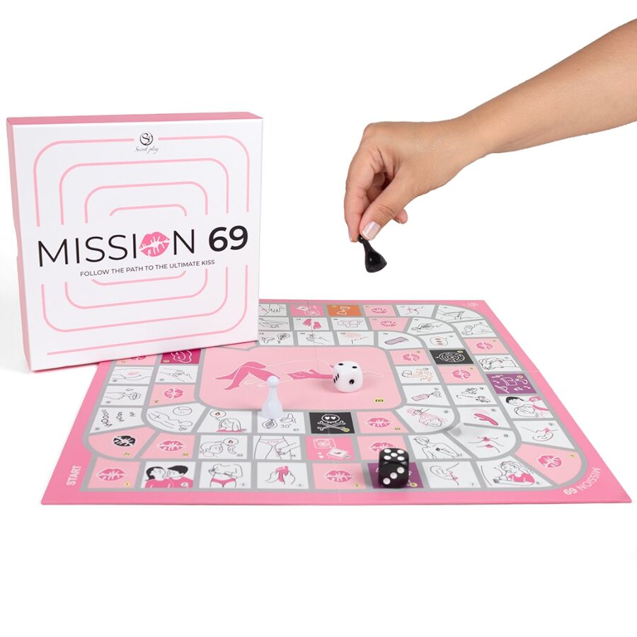 SECRET PLAY - BOARD GAME FOR COUPLES "MISSION 69"