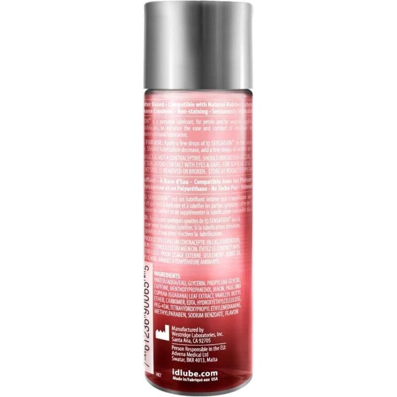 ID SENSATION - WATER BASED LUBRICANT WITH HEAT EFFECT 250 ML
