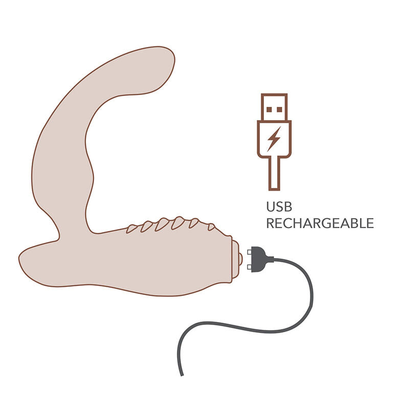 ROCKS-OFF - NOVA SOVEREIGN RECHARGEABLE PROSTATE & PERINEUM MASSAGER 16 FUNCTION BLUE
